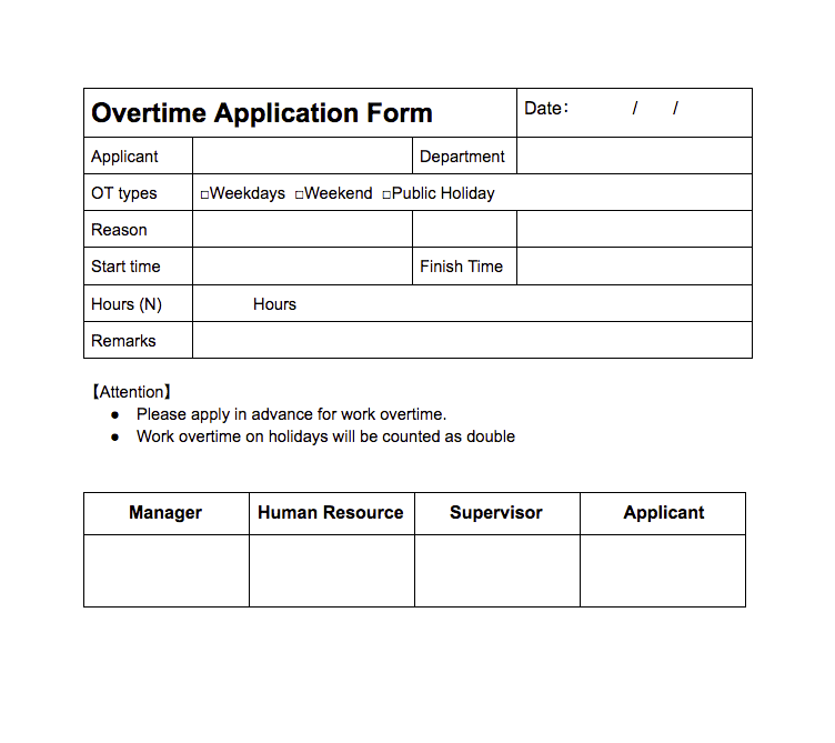 Google Docs Order Form Templates