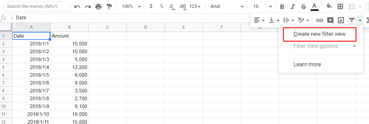 How to create a Google Sheets Filter Views without affecting other users?