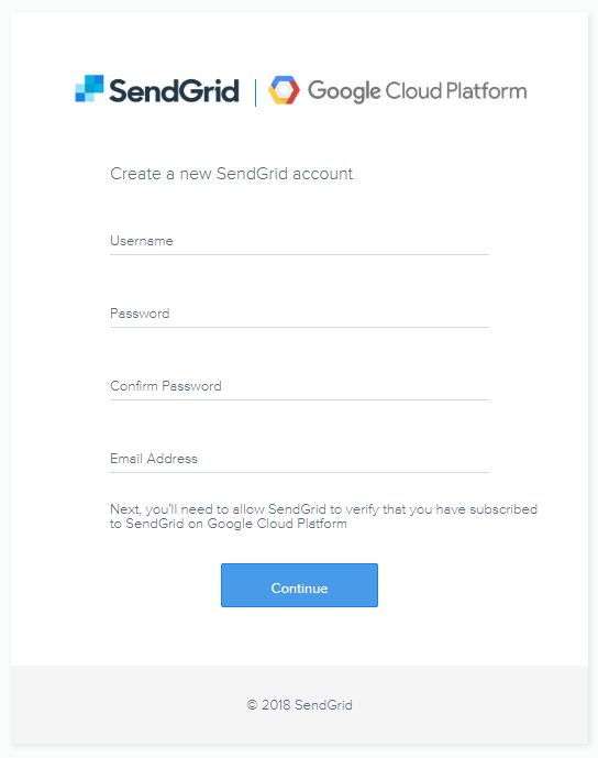 SendGrid帳號註冊