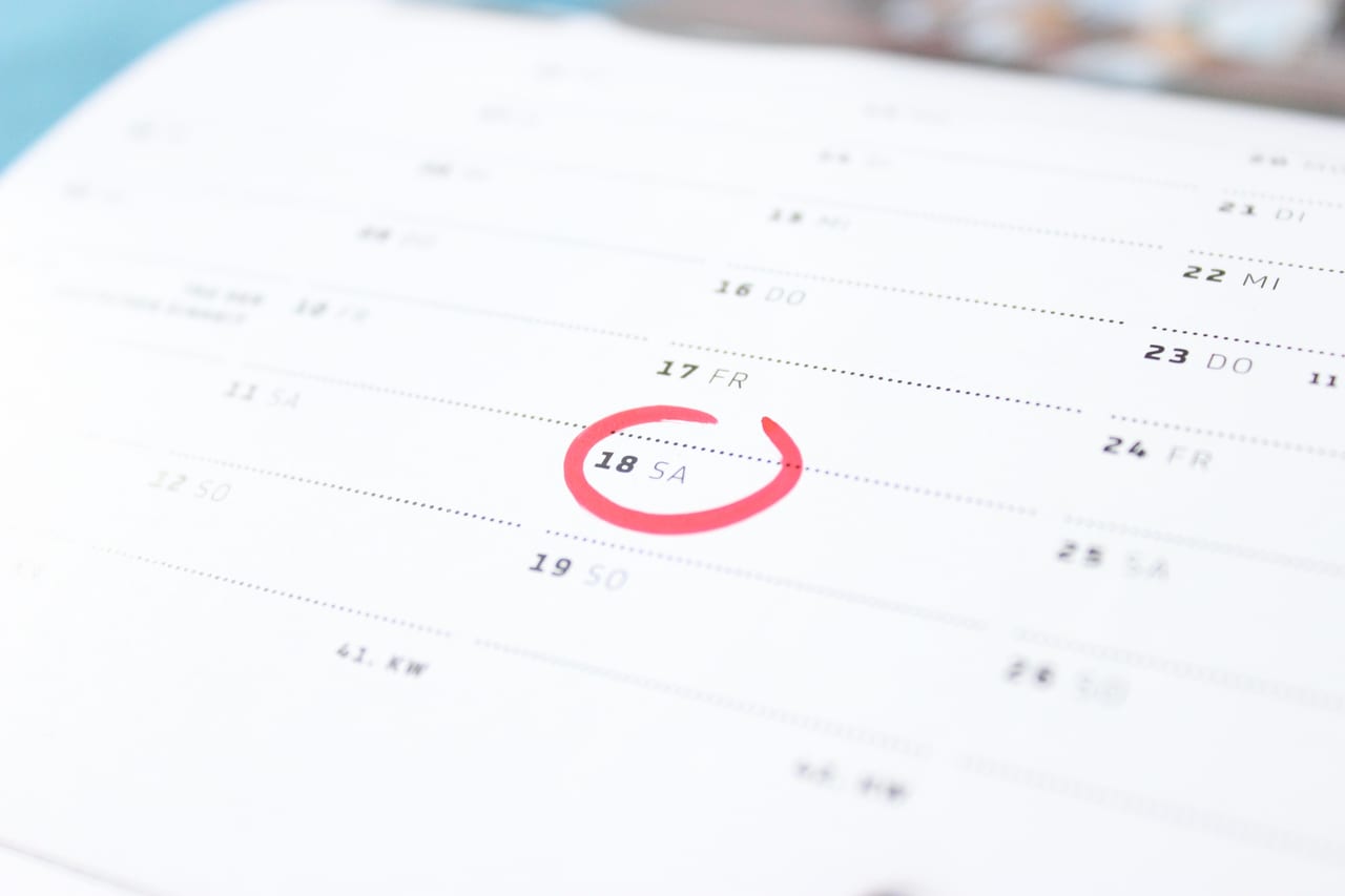 照片為利用Booking Calendar外掛在Google表單中預約日曆的示意圖
